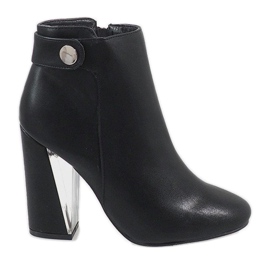 Black ankle boots on the MJ1515 post