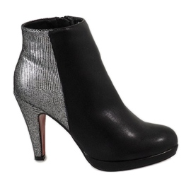 Black boots on a 16-92 heel