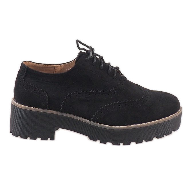 Black high-heeled jazz shoes LL185