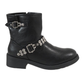 Black wrap boots 7315-PA Black wrap boots 7315-PA