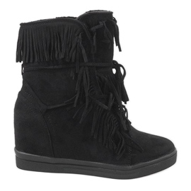 Black insulated sneakers H6301AR Black insulated sneakers H6301AR