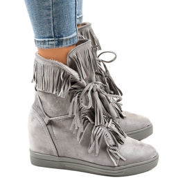 Gray insulated sneakers H6301AR-36 grey Gray insulated sneakers H6301AR-36 grey