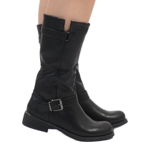 Sixth Sens Black elegant boots from JW19