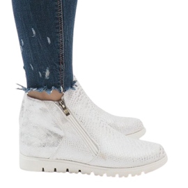 GF-A596 silver sports boots grey