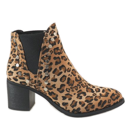 Erynn Leopard boots on the M290-1 post multicolored