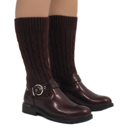 Red insulated boots E-4939