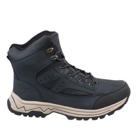 Dark blue insulated snow boots T-1860 navy blue