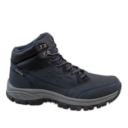 Dark blue insulated snow boots T-1860 navy blue Dark blue insulated snow boots T-1860 navy blue