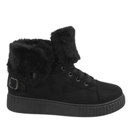 Black insulated boots B192-1 Black insulated boots B192-1