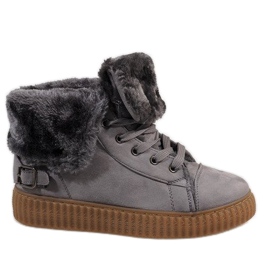 Gray insulated boots B192-2 grey Gray insulated boots B192-2 grey