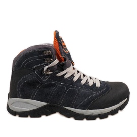 Men's navy blue hiking boots 7264 Men's navy blue hiking boots 7264