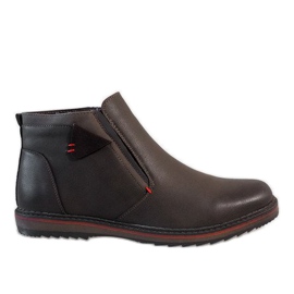 Brown slip-on shoes A20184-3 Brown slip-on shoes A20184-3