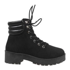 Black suede G-51 boots
