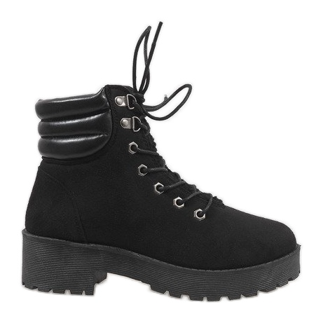 Black suede G-51 boots