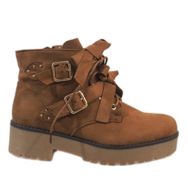 Camel mules boots MDM122 brown Camel mules boots MDM122 brown