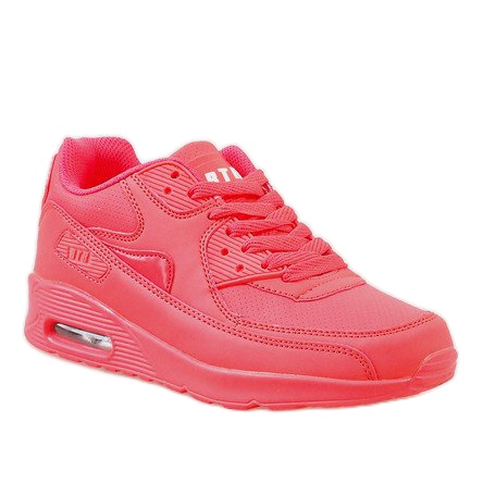 Neon pink sports shoes D7-15