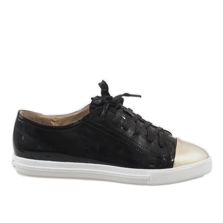 Black lace-up sneakers 9011-3 Black lace-up sneakers 9011-3