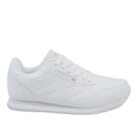 White fashionable sports shoes LXC-7236