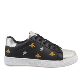 Black bee sneakers T5030-1