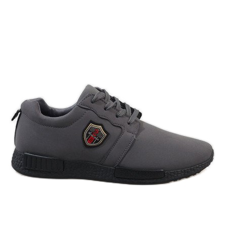 Gray sports shoes from Adamo grey