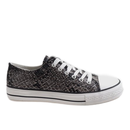 Black men's sneakers BKA-9