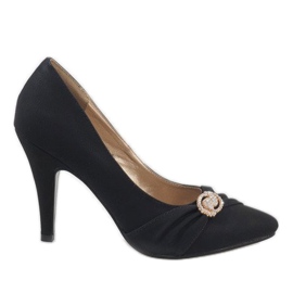 Black high heels J211