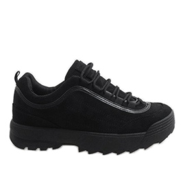 Black fashionable sports shoes 81016 Black fashionable sports shoes 81016