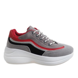 Gray fashionable sports shoes 1865 grey