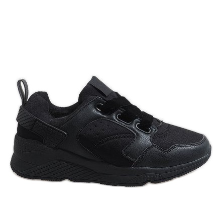 520-7 black sports shoes