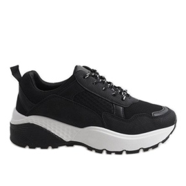 Black fashionable sports shoes LT017 Black fashionable sports shoes LT017
