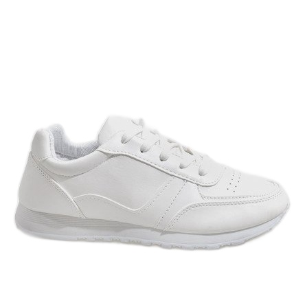 White fashionable sports shoes LR88082