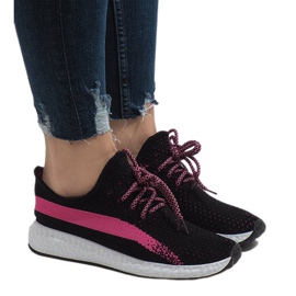 Black sports shoes 6751-Y Black sports shoes 6751-Y
