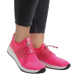 Pink sports shoes 499-Y