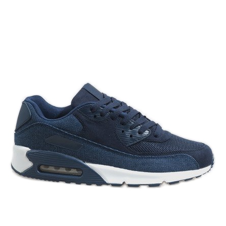 Men's navy blue sports shoes 8104 Men's navy blue sports shoes 8104