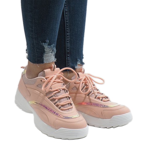 Pink fashionable sports shoes BO-62