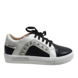 Black women's sneakers wedges BH-115 Black women's sneakers wedges BH-115