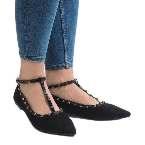 Black ballerinas 127-13