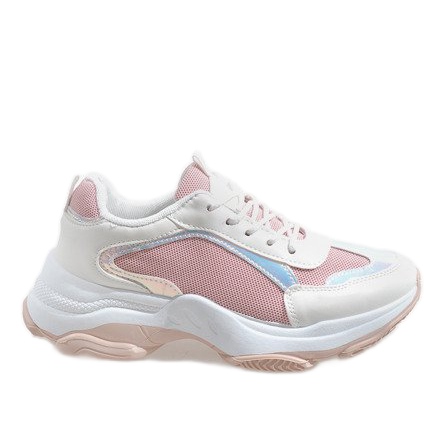 Pink fashionable sports shoes 2018-6 white Pink fashionable sports shoes 2018-6 white