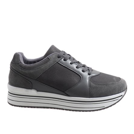 Gray sports shoes 6261 grey