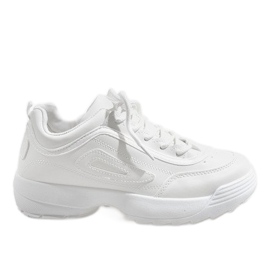 White fashionable sports shoes LL1713 White fashionable sports shoes LL1713