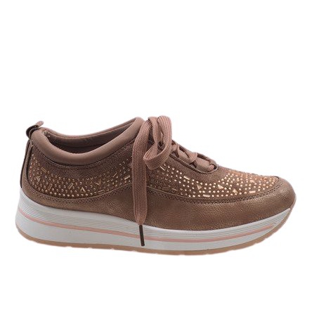 Pink sports sneakers on the F-2831 platform