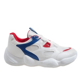 Red fashionable sports shoes 2018-15 white