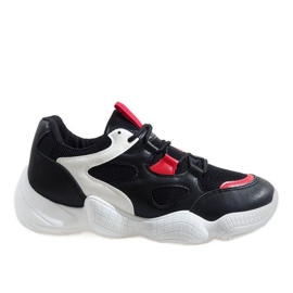 2018-15 white fashionable sports shoes black