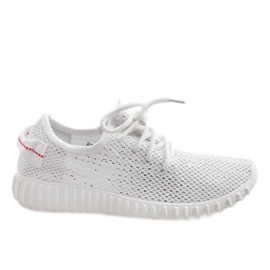 BY-049 white sports shoes