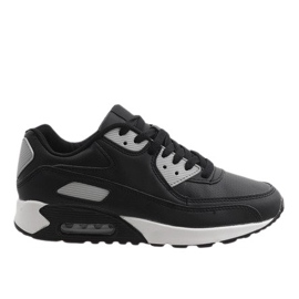 Black sports shoes Z2140-2