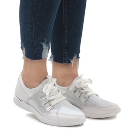 White fashionable sports shoes A281 White fashionable sports shoes A281