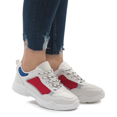 Multicolored fashionable sports shoes YM-31 white Multicolored fashionable sports shoes YM-31 white