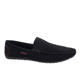 Black elegant low shoes AB96K-1 loafers Black elegant low shoes AB96K-1 loafers