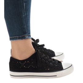 Black lace sneakers BB2050-SP Black lace sneakers BB2050-SP