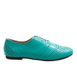 Oxford green openwork jazz shoes 1